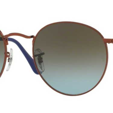Ray-Ban Round Metal RB3447 900396 Shiny Dark Bronze