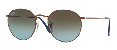Ray-Ban Round Metal RB3447 900396 Shiny Dark Bronze