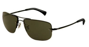 Ray-Ban Zonnebril RB3497 Zwart-Groen