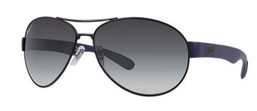 Ray-Ban Zonnebril RB3509 Matte black grey grad dark grey polar