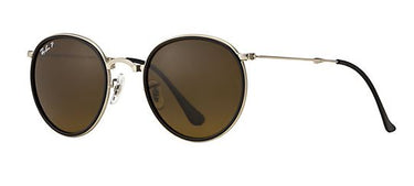 Ray-Ban Round Folding RB3517 019/N6 Mat Silver Polar Brown