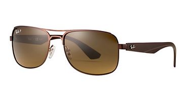 Ray-Ban Highstreet RB3524 012/83 Matte Brown Polar Brown