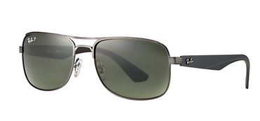 Ray-Ban Highstreet RB3524 029/9A Matte Gunmetal Polar Green
