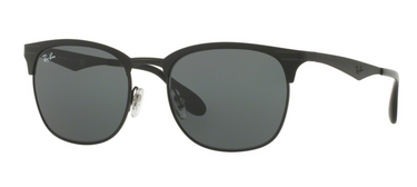 Ray-Ban RB3538 186/71 Top Matte Black On Shiny BLK