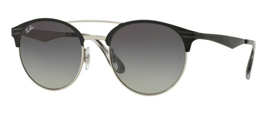 Ray-Ban RB3545 900411 Top Black On Silver