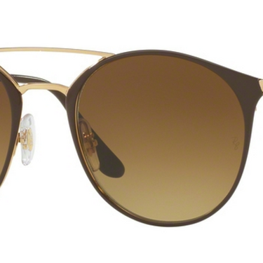 Ray-Ban RB3546 900985 Gold Top Brown