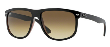 Ray-Ban Boyfriend RB4147 609585 Top Black On Brown