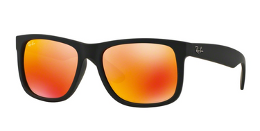 Ray-Ban Justin RB4165 622/6Q Rubber Black
