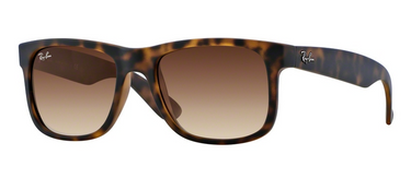 Ray-Ban Justin RB4165 710/13 Rubber Light Havana