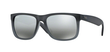 Ray-Ban Justin RB4165 852/88 Rubber Grey/Grey Transp