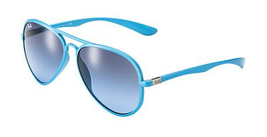 Ray-Ban Zonnebril RB4180 Metallized azure blue gradient