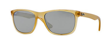 Ray-Ban Zonnebril RB4181 Opal yellow green mirror silver