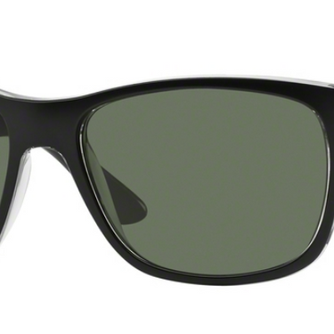 Ray-Ban RB4181 6130 Top Matte Black On Trasp Grey