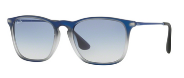 Ray-Ban Chris RB4187 622519 Blue Shot On Black