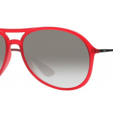 Ray-Ban Alex RB4201 898/11 Rubber Trasparent Red Grey Gradiënt