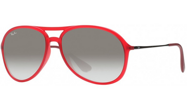 Ray-Ban Alex RB4201 898/11 Rubber Trasparent Red Grey Gradiënt