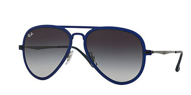 Ray-Ban Aviator Light RB4211 895/8G Matte Dark Blue Gradient Grey
