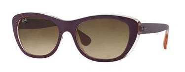 Ray-Ban zonnebril RB4227 619213 Top Mat Violet On Orange