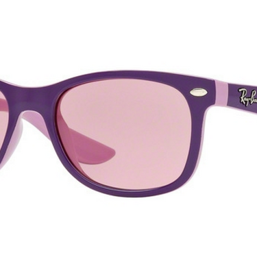 Ray-Ban Junior Wayfarer RJ9052S 179/84 Top Violet On Pink
