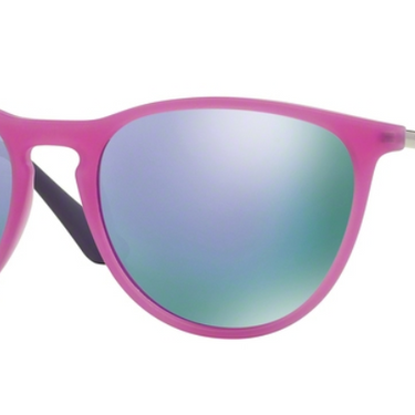 Ray-Ban Junior Erika RJ9060S 70084V Violet Fluo Trasp Rubber
