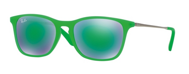 Ray-Ban Junior RJ9061S 70073R Green Fluo Trasp Rubber