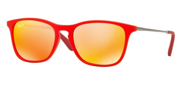 Ray-Ban Junior RJ9061S 70106Q Red Fluo Trasparent Rubber