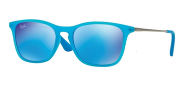 Ray-Ban Junior RJ9061S 701155 Azure Fluo Trasparent Rubber