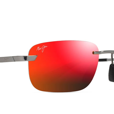 Maui Jim  Lanakila RM624-17 Shiny Light Ruthenium