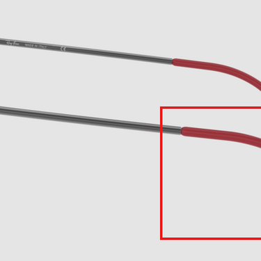 Originele Ray-Ban Ferrari oortips Rood