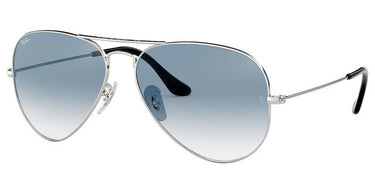 Ray-Ban Aviator RB3025 SILVER / WHITE GSM