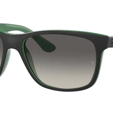 Ray-Ban RB4181 656811 Mattle Black on Green