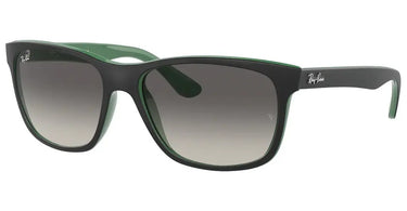 Ray-Ban RB4181 656811 Mattle Black on Green