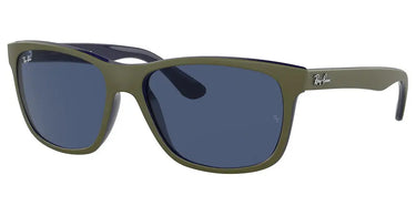 Ray-Ban RB4181 657080 Matte Green on Blue
