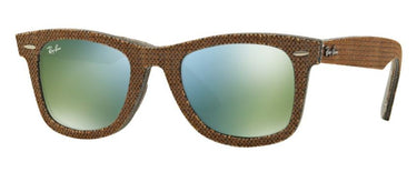 Ray-Ban Wayfarer RB2140 11912X Top Osaka Brown On Jeans Grey
