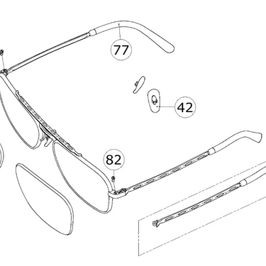 Originele Ray-Ban Gecoate Glazen – Spiegelglazen met Coating op de Voorkant