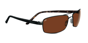 Serengeti Zonnebril San Remo 7609 Satin Dark Brown/Black