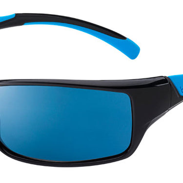 Bollé  Speed 11631 11631 Shiny black/blue-Grijs met blauw spiegeling