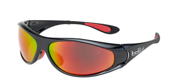 Bollé  Spiral 11705 11705 Shiny Black/red-Grijs met rood spiegeling