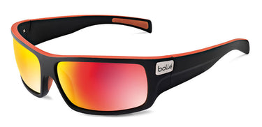 Bollé  Tetra 11707 11707 Mat black/red line-Grijs met rood spiegeling