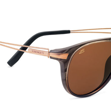 Serengeti Udine 7759  147L Brown Frost Fade/Satin Gold temples-Bruin