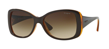 Vogue Zonnebril VO2843S 227913 Top Brown Orange Transparent