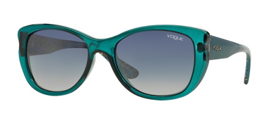 Vogue Zonnebril VO2844S 22561G Transparent Petroleum Green