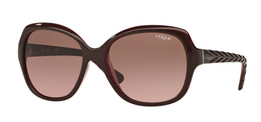 Vogue Zonnebril VO2871S 226214 Top Bordeaux/Pink Transparent