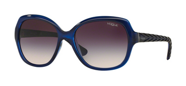 Vogue Zonnebril VO2871S 238436 Top Dark Blue/Violet Transparent