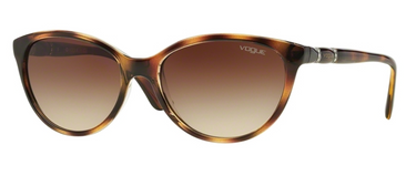 Vogue Zonnebril VO2894SB 191613 Top Havana Transparent