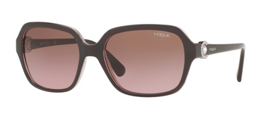 Vogue Zonnebril VO2994SB 248514 Top DK Violet/Violet Transp