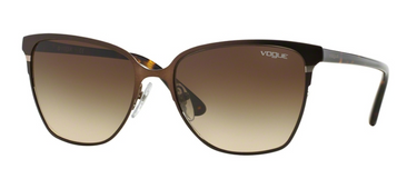 Vogue Zonnebril VO3962S 934S13 Matte Brushed Brown