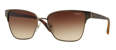 Vogue Zonnebril VO3983S 548S13 Matte Brushed Gunmet