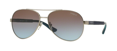 Vogue Zonnebril VO3997S 323/48 Brushed Silver