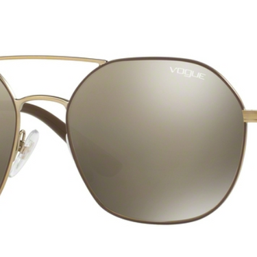Vogue Zonnebril VO4022S 50215A Matte Brown/Pale Gold